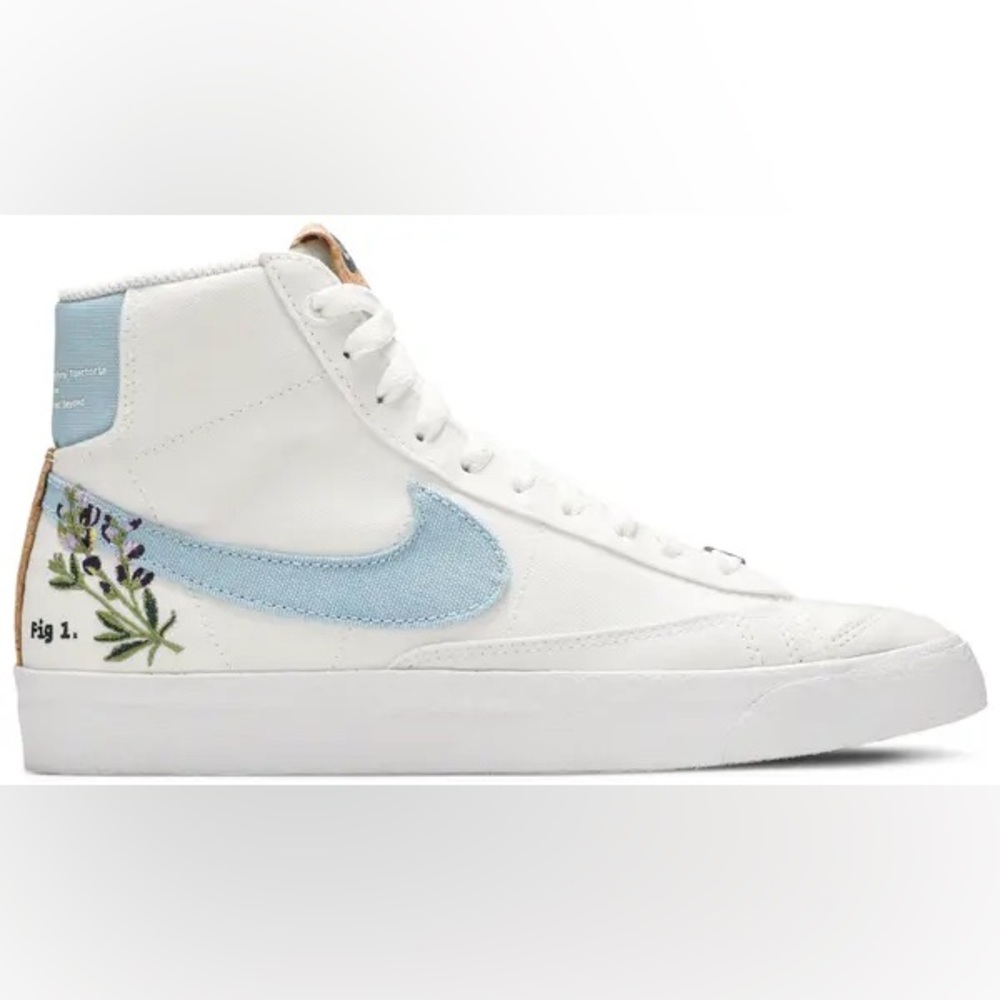 nike blazer mid 77 with floral detail